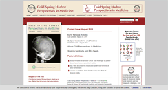 Desktop Screenshot of perspectivesinmedicine.cshlp.org
