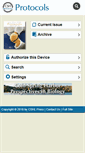 Mobile Screenshot of cshprotocols.cshlp.org