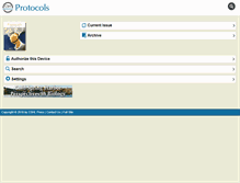Tablet Screenshot of cshprotocols.cshlp.org