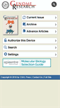 Mobile Screenshot of genome.cshlp.org